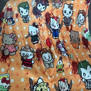 HELLO KITTY HALLOWEEN BLANKET